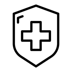 Obraz premium protection line icon