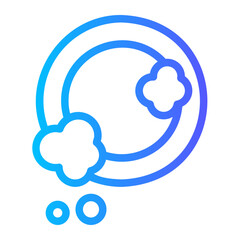 dishwashing gradient icon