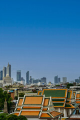 bangkok cityscape beautiful scene of Thailand