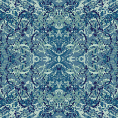 Seamless fractal pattern in vector format for printed fabrics or any other purposes. Every object is grouped base on color so the pattern is editable, tileable and easy to use.