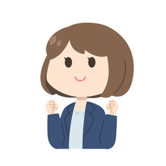 女性　イラスト