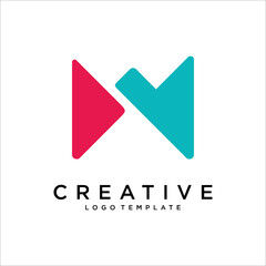 Letter W logo icon design template