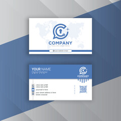 Fototapeta na wymiar creative business card template design, visiting card