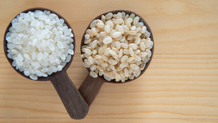 玄米と白米