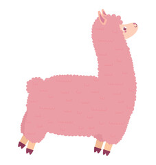 sweet pink llama