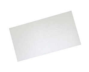 Styrofoam cube isolated on transparent background png file , top view