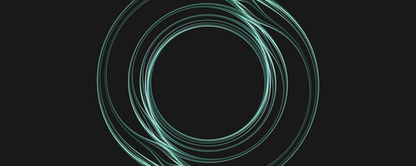 curved shiny circle hole background