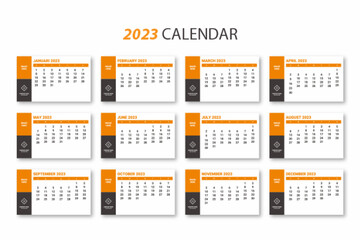 Simple Calendar 2023 Template