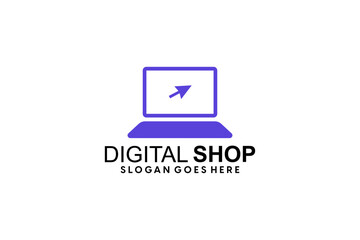 Fototapeta premium Shop Trend Logo, eCommerce Logo, Web Logo, App