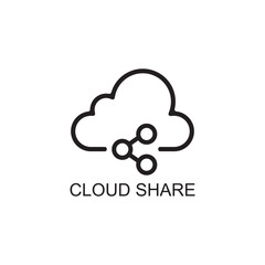 cloud share icon , cloud computing icon