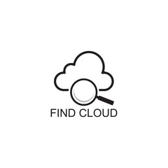 find cloud icon , network icon