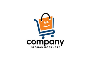 Shopping Cart Logo, Electronic commerce, Shop Logo Vector Inspiration