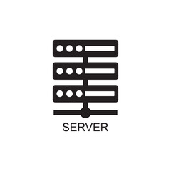 server icon , database icon vector