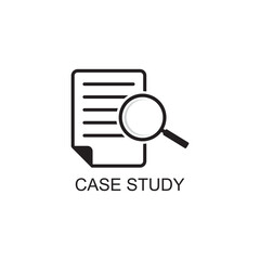 case study icon , magnifier icon