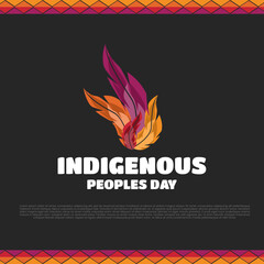 indigenous peoples day greeting social media 