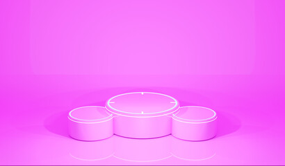 elegant Abstract background scene 3D illustration