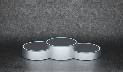 elegant Abstract background scene 3D illustration