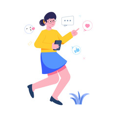 Pack of Teamwork Flat Illustrations 

