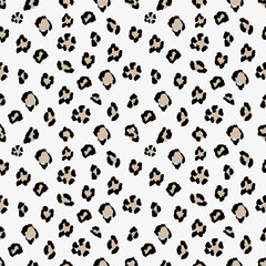 seamless leopard skin pattern for background, wall decoration, fabric motif, texture, wallpaper, gift wrapping