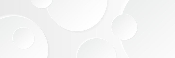 elegant abstract white banner background with shiny lines