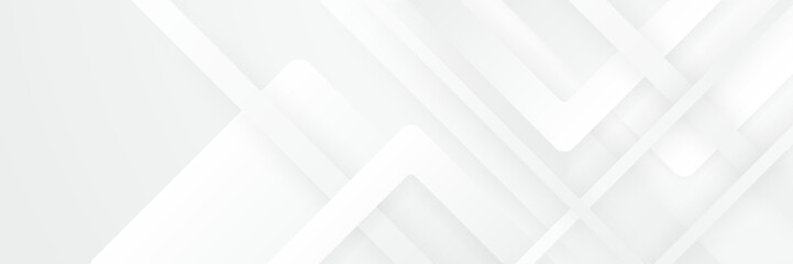 Fototapeta premium elegant abstract white banner background with shiny lines