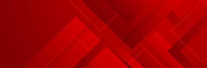 Obraz premium Modern red abstract web banner background creative design