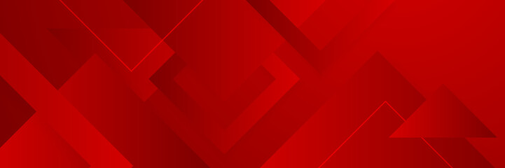 Fototapeta premium Modern red abstract web banner background creative design