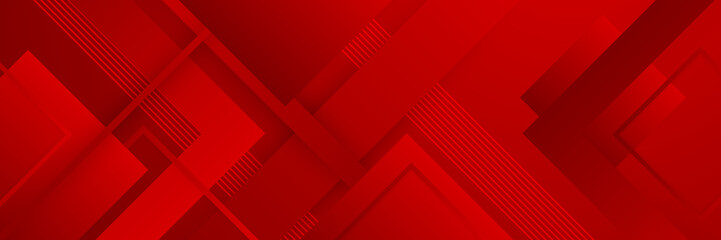 Modern red abstract web banner background creative design