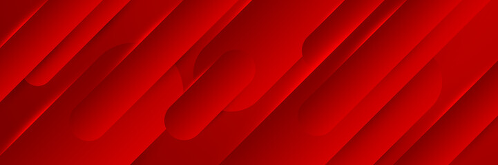 Modern red abstract web banner background creative design