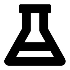 Flask Flat Vector Icon