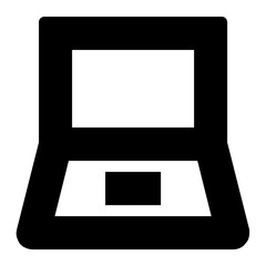 Laptop Flat Vector Icon