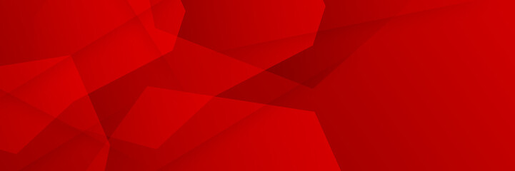 Obraz premium Minimal geometric red banner background abstract design. Vector abstract graphic design banner pattern background template.