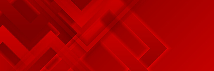 Obraz premium Minimal geometric red banner background abstract design. Vector abstract graphic design banner pattern background template.