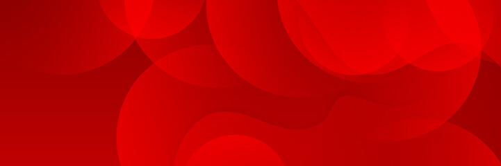 Obraz premium Minimal geometric red banner background abstract design. Vector abstract graphic design banner pattern background template.