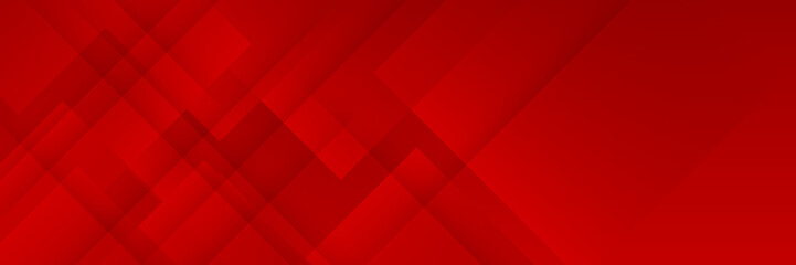 Minimal geometric red banner background abstract design. Vector abstract graphic design banner pattern background template.