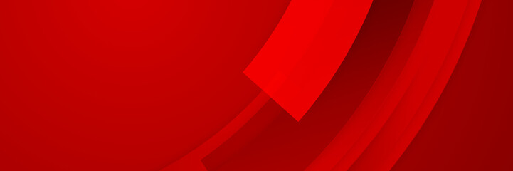 Minimal geometric red banner background abstract design. Vector abstract graphic design banner pattern background template.