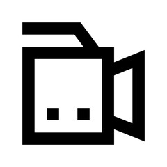 Shooting Camera Flat Vector Icon