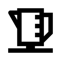 Electric Kettle Flat Vector Icon