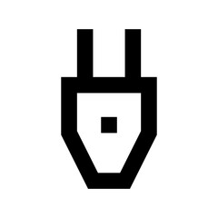 Fototapeta premium Plug Flat Vector Icon