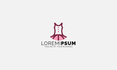 creative dress logo design template and modern dress logo design 