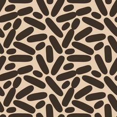 Minimalist trendy hand drawn organic shapes seamless repeating pattern