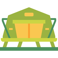 Tent icon symbol element