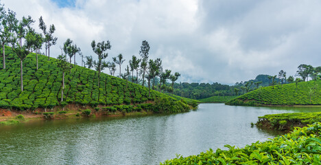 Fototapeta premium lake in the mountains