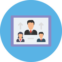 Business management Vector Icon which is suitable for commercial work and easily modify or edit it
