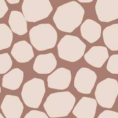 Abstract modern giraffe seamless pattern. Animals trendy background. Colorful decorative vector stock illustration for print, card, postcard, fabric, textile. Modern ornament of stylized skin