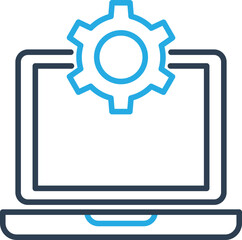 System configuration Vector Icon which is suitable for commercial work and easily modify or edit it
