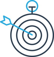 Target Board Vector Icon which is suitable for commercial work and easily modify or edit it
