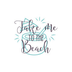 Outline logo with text and coconut drink