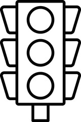 Traffic signal Vector Icon which is suitable for commercial work and easily modify or edit it
