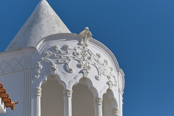 turret on the terrace of a patrician house in Olhao, faro district, Algarve, Portugal © hectorchristiaen